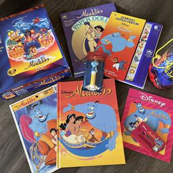 Assorted  Disney Aladdin Collectibles - All From 1992