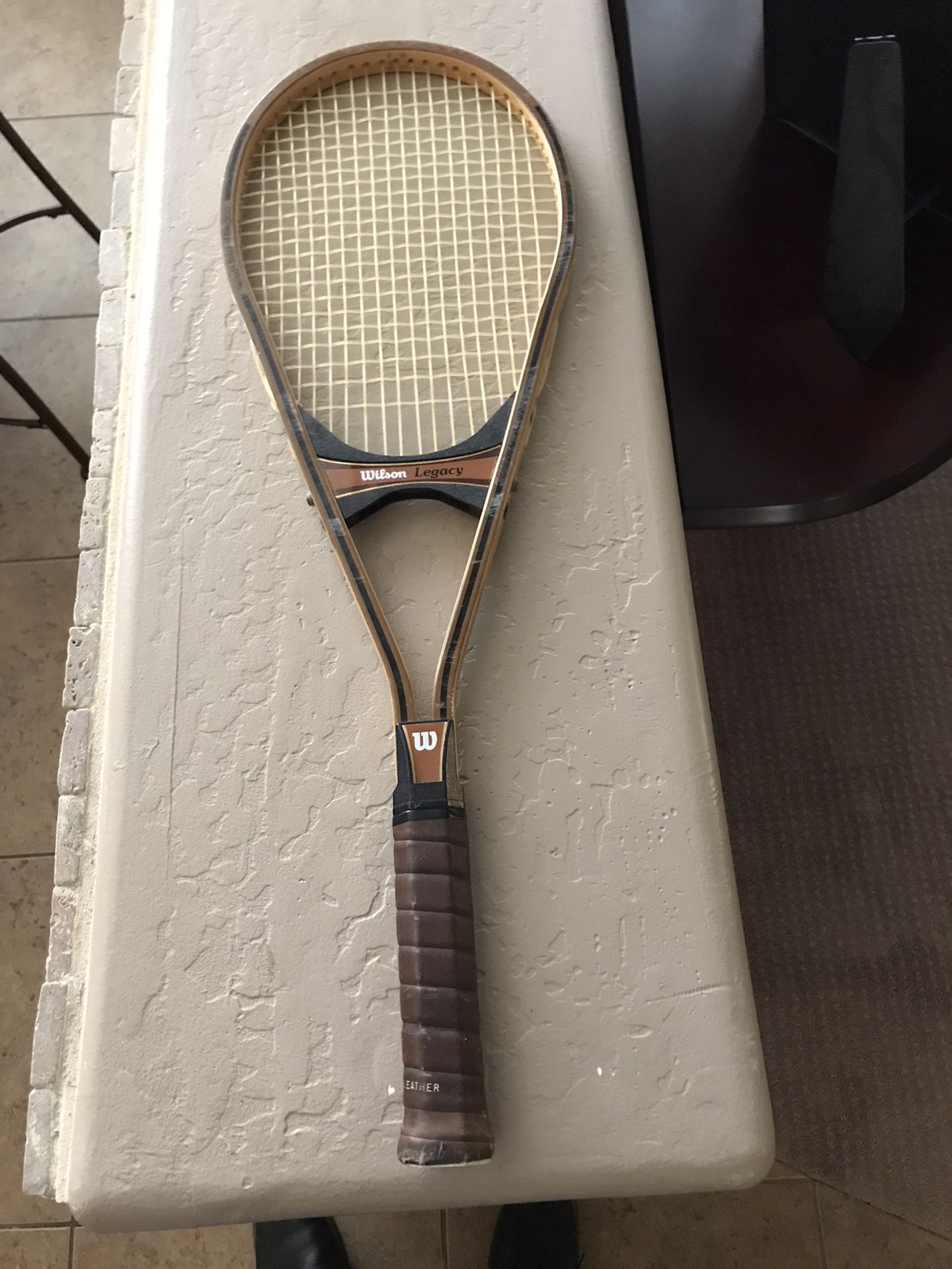 Vintage Wilson Legacy Tennis Racket 