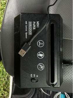 Mini portable shredder
