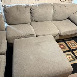 Sectional Couch With Armoire 