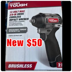 New cordless impact wrench $50 cash only pick up east Palmdale 