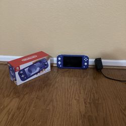 Like-New Nintendo Switch Lite – Blue – With Box & Charger