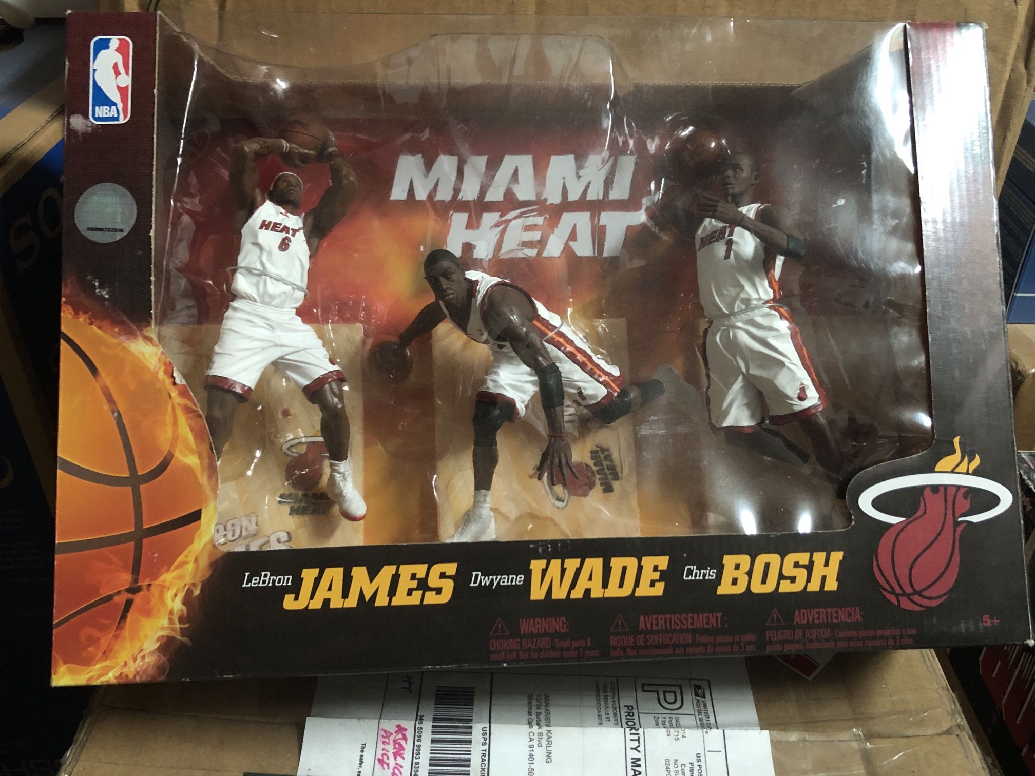 Miami Heat 3-pack Figures