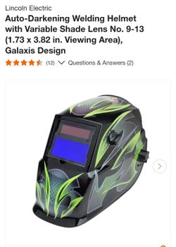 New welding hood