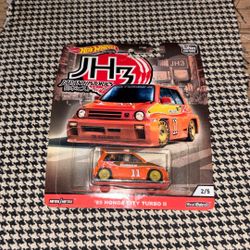 Real riders Hot Wheels Premium JH3 Japan Historical 85 Honda City Turbo II