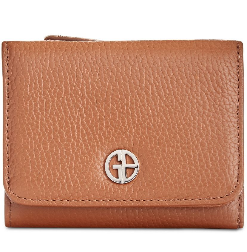 Giani Bernini Softy Leather Trifold Wallet - NWT - Genuine Leather