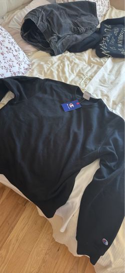 Champion Crewneck Sweatshirt Black Large
