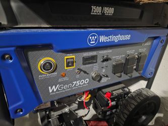 Westinghouse WGen7500 Generator – Practically Brand New