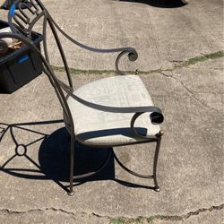 Solid  Metal  Chair