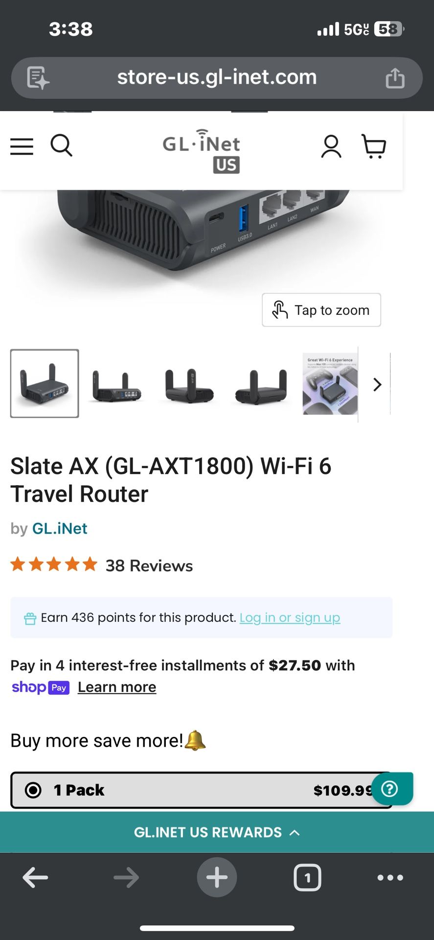 Portable WiFi Router