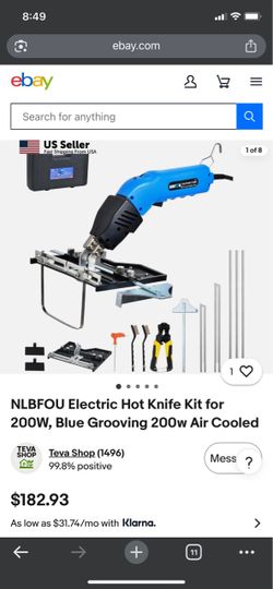 NLBFOU Electric Hot Knife Kit 200W
