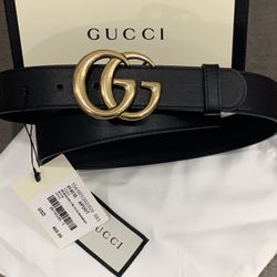 NWT Black Skinny 1 Inch Gucci Belt