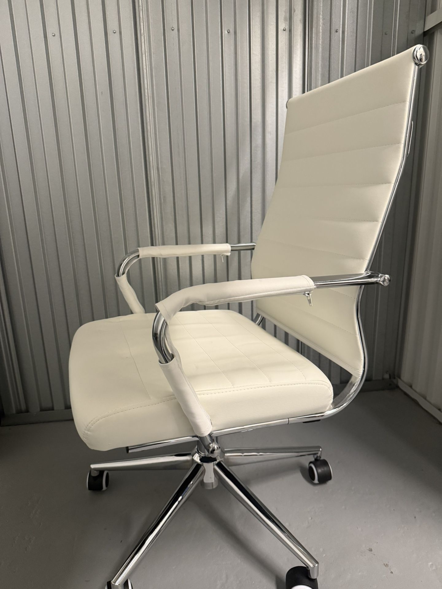 Stylish High-back Robbed Office Chair ( Eames Style)