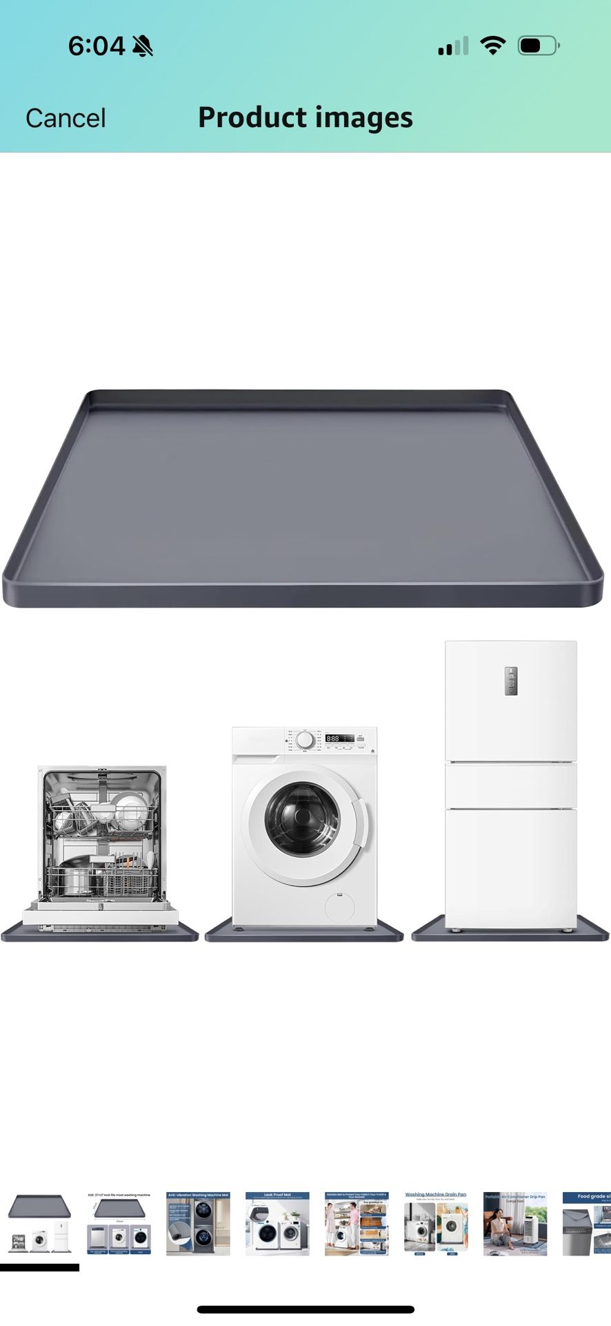 Washer And Dryer Bottom Protection Leak Proof Pad Refrigerator Dishwasher