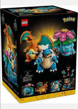 NEW! Pokémon LEGO -Venusaur, Charizard, Blastoise Set