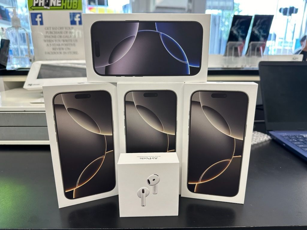 New Unlock iPhone 16 Pro Max 256GB No Credit Needed Only $79 Down Payment Today!! Only At Phone Hub Fall River