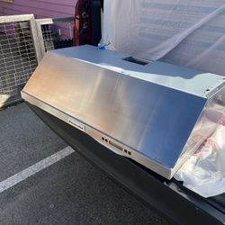 KitchenAid stovetop range under cabinet fan ventilation 