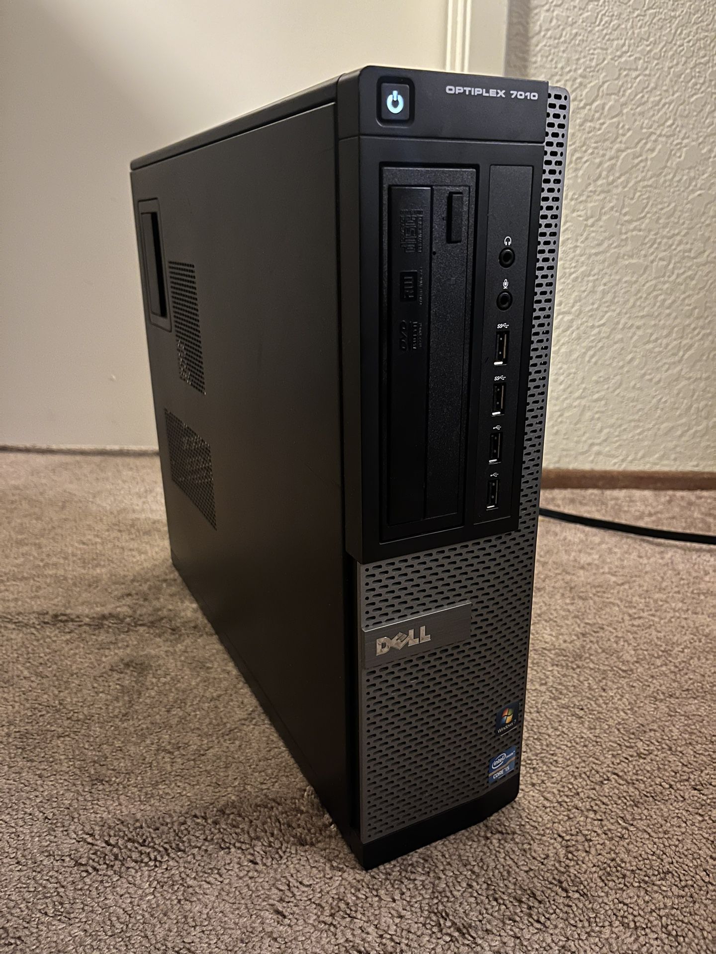 Dell Optiplex 7010 Desktop Computer PC w/ Monitor, Keyboard, and Mouse