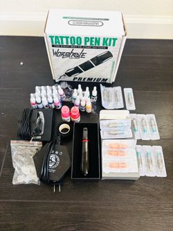 Tattoo Pen Kit with Inks and Needles - Works great