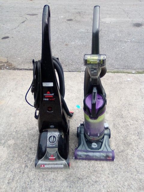 Bissell Carpet Cleaner +Bissell Vacuum
