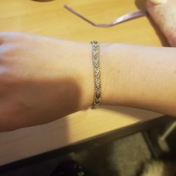 Real Silver Marked Italy 925 Bracelet 