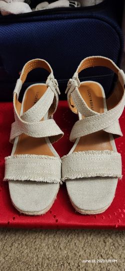 Lucky Brand Maeli Espadrille Wedge Sandal *Like New* Women's 6
