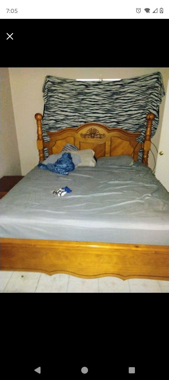 Bed Frame Headboard Footboard Mattress