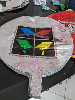 Balloons ,metalic graduation