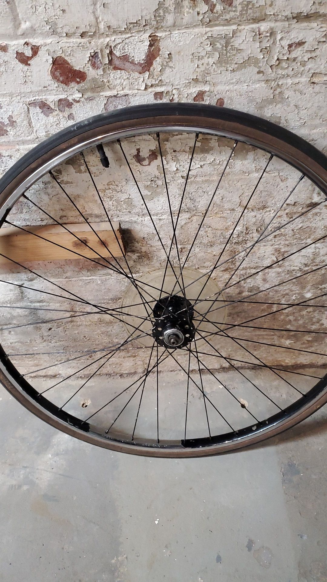 27"x1-1/4 Rigida vintage rear wheel