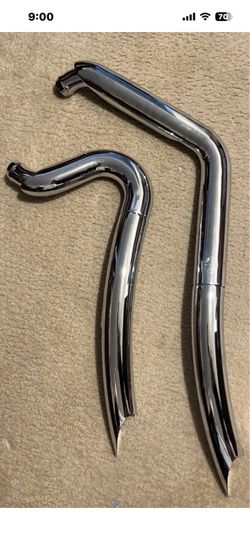 Vance & Hines Big Radius Exhaust Pipes  2 into 2