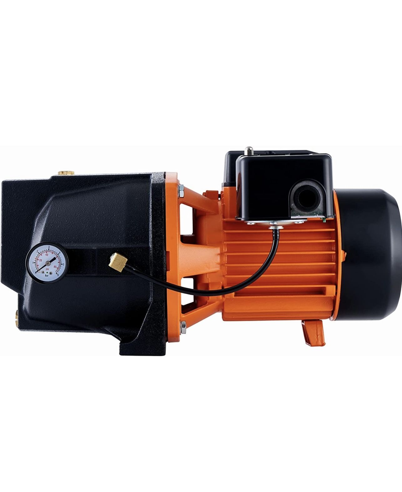 1/2 HP Cast Iron Shallow Well Jet Pump for Wells Up to 25 Feet, Home Garden Irrigation Booster Jet