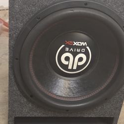 DB Drive WDX Series Competition Subwoofer With Amp.