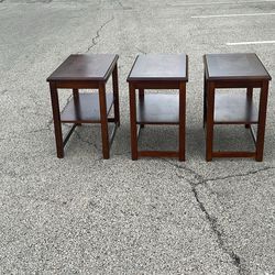 Set Of Three Matching End Tables, Side Tables, $60 For All 3 Each