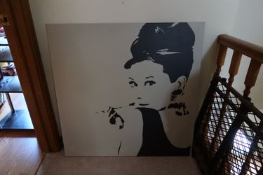 IKEA PJÄTTERYD Canvas Print - Audrey Hepburn, 35 ½" x 35 ½"
