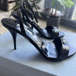 ORIGINAL NEW | Prada Brushed Leather Sandals