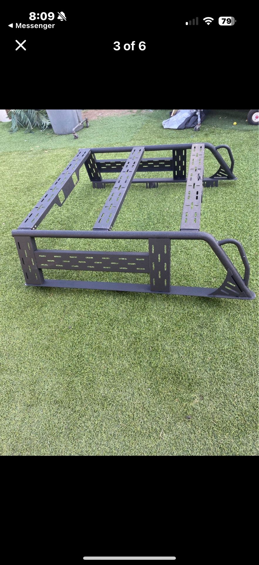 Overland Truck Bed Rack w/ LED Pods – Fits Tacoma, Frontier, F150