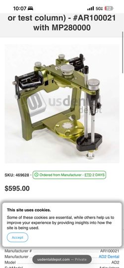 Dental articulator with straight incisal pin
