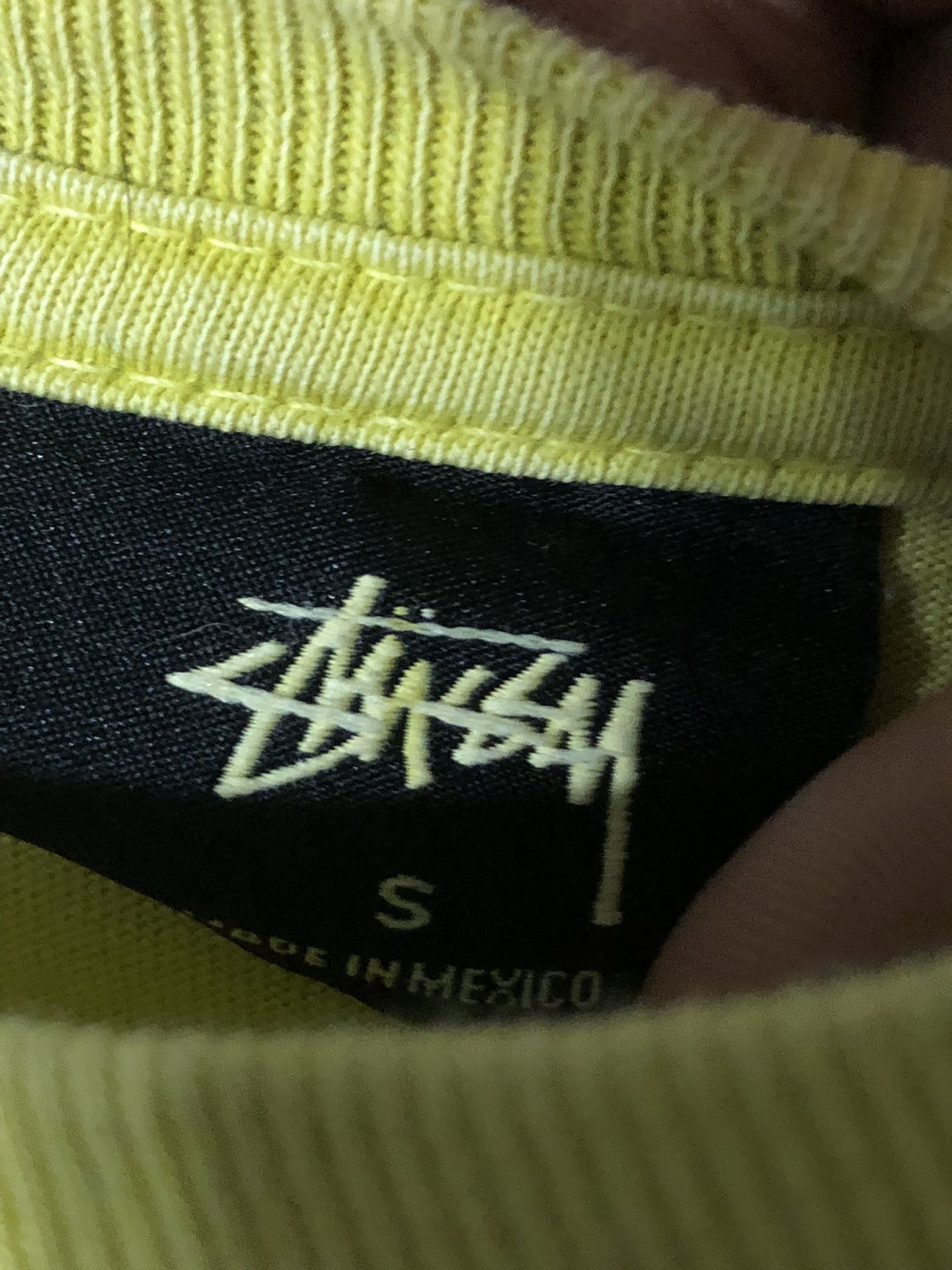 Stussy - PALE YELLOW INSIDE OUT CREW T-SHIRT – LE LABO STORE