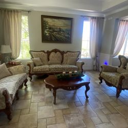 Ornate 5 Piece Sofa Set