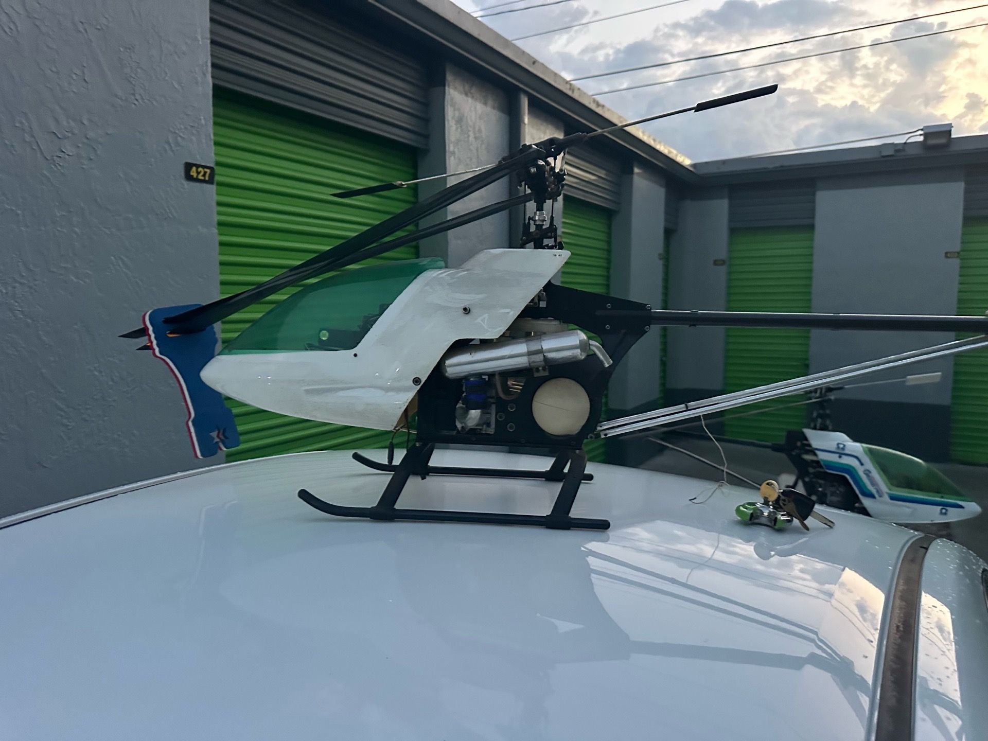 Rc Nitro helicopter.