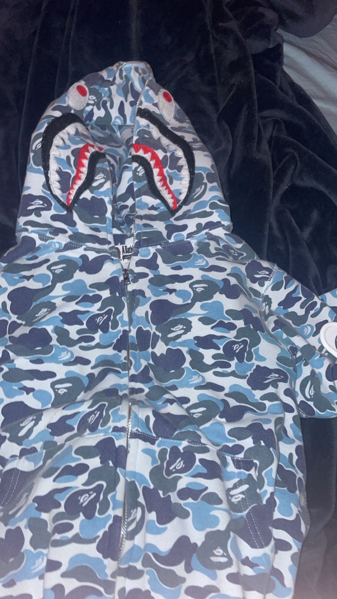 Blue Bape Hoodie