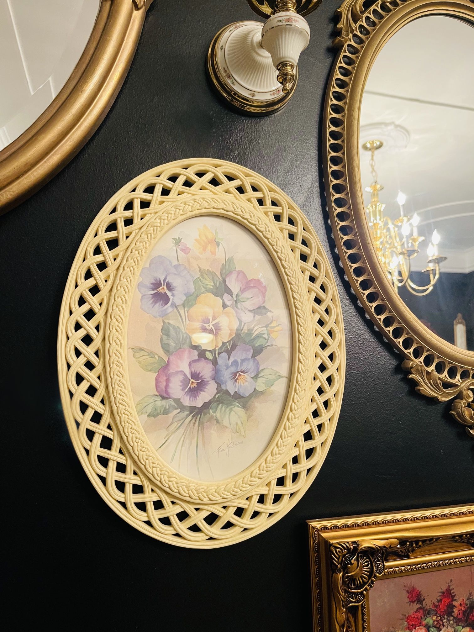 Vintage 1970 Homco Picture Frames