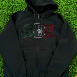 SDL MX. Buddha Rhinestone Zip Up 