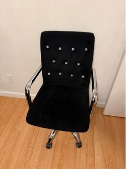 Vanity chair black