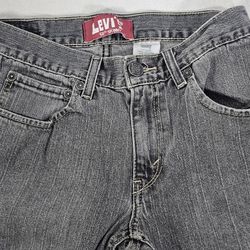 LEVI STRAUSS 511 Levi's Red Tab Skinny Gray Jeans ~ Tag Size W28 X L28