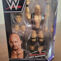 Stone Cold Steve Austin Vince McMahon Action Figuer 