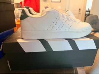 BRAND NEW adidas advantage 2.0 white and green 8.5M