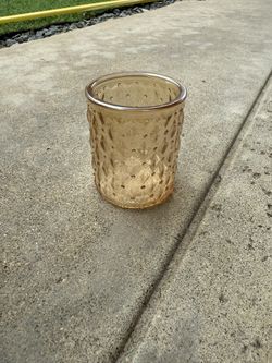 12 Gold Tea Candle Holders