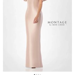 Beautiful Elegant Gown By Montage Mon Cheri 