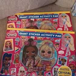  Brand New LOL Surprise OMG Giant Sticker Activity Pad $14 Each